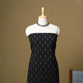 Pink - handloom cotton pochampally ikat 3pc unstitched