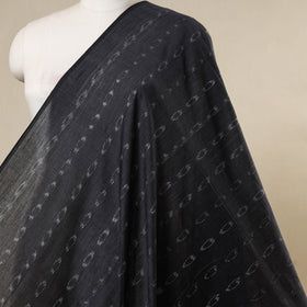 Black - handloom cotton sambalpuri ikat fabric 09