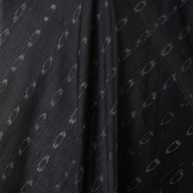 Black - handloom cotton sambalpuri ikat fabric 09