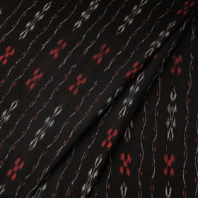 Black - handloom cotton sambalpuri ikat fabric 14