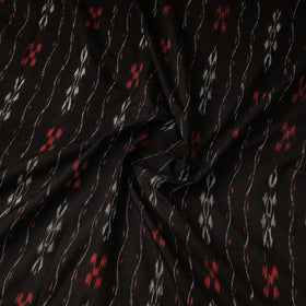 Black - handloom cotton sambalpuri ikat fabric 14