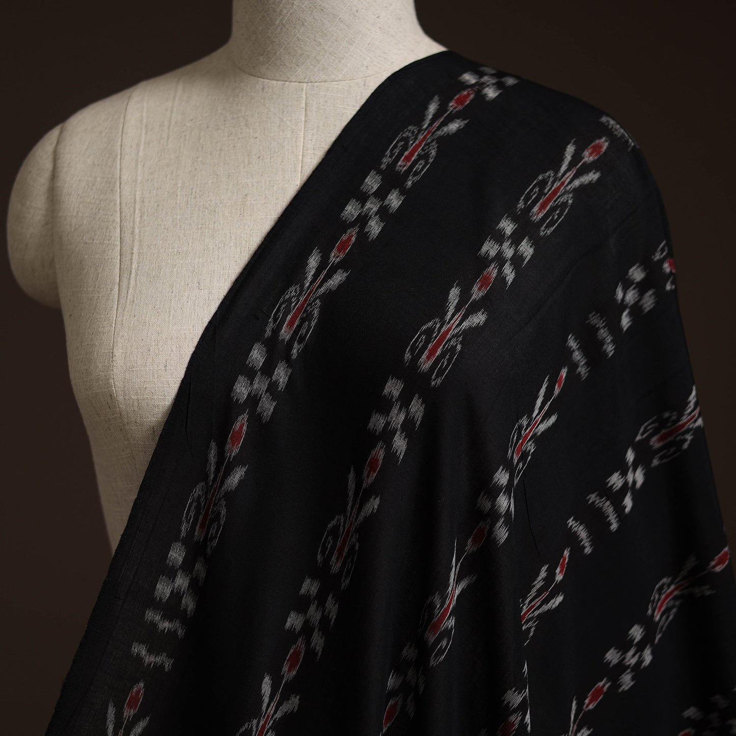 Handloom cotton sambalpuri ikat fabric 26 - handcrafted