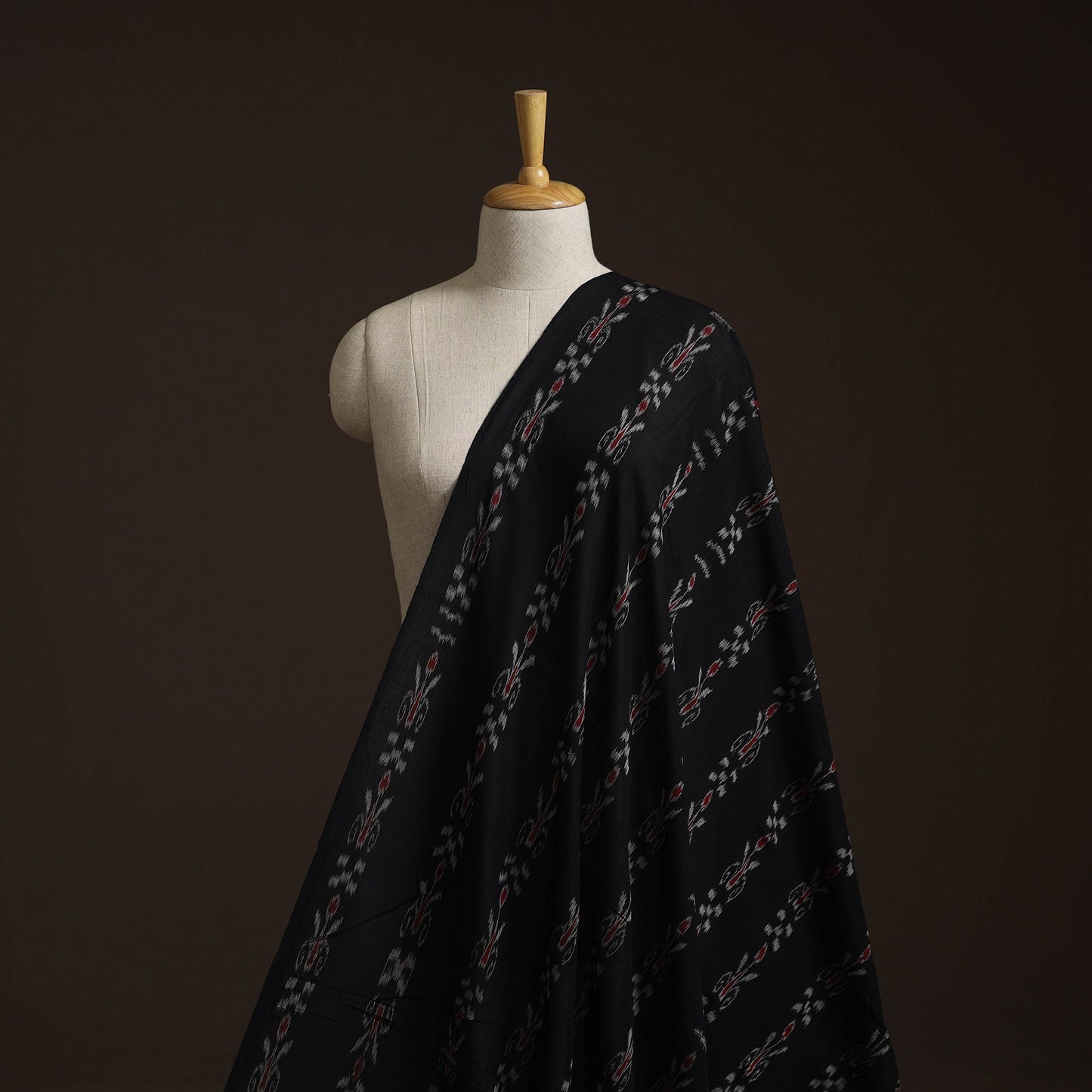 Handloom cotton sambalpuri ikat fabric 26 - handcrafted