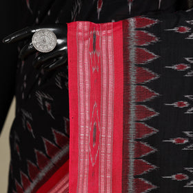 Black - handloom cotton sambalpuri ikat saree 11