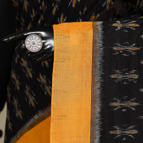 Black - handloom cotton sambalpuri ikat saree 13