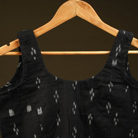 Black - handloom cotton stitched sambalpuri ikat blouse 09