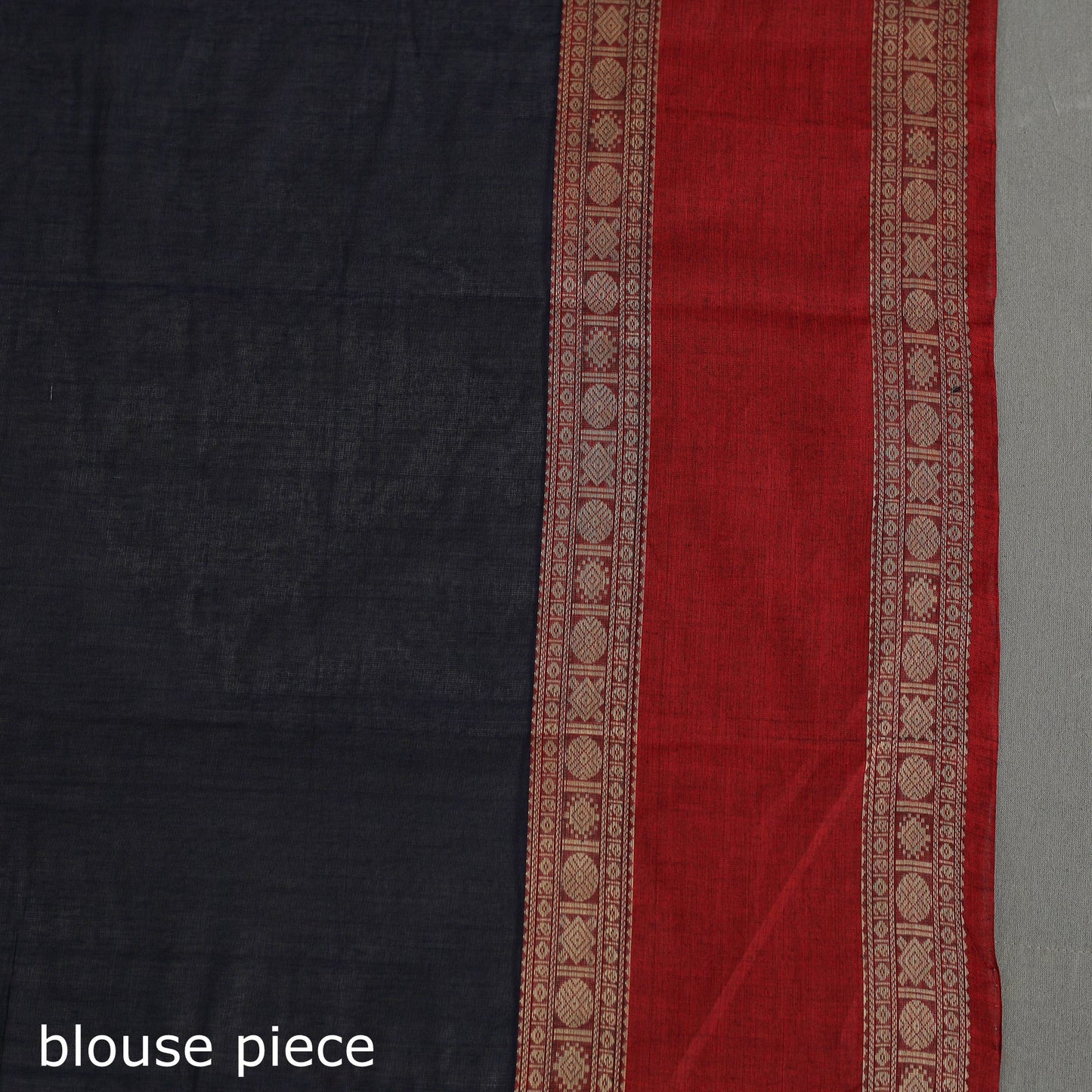  Handloom Cotton Thread Border Kanchipuram Saree 