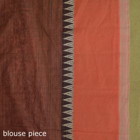 Black - handloom cotton thread border mangalagiri saree 35