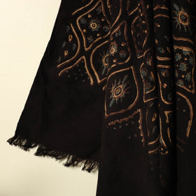  Brown Handloom Block Print Cotton Ajrakh Towel