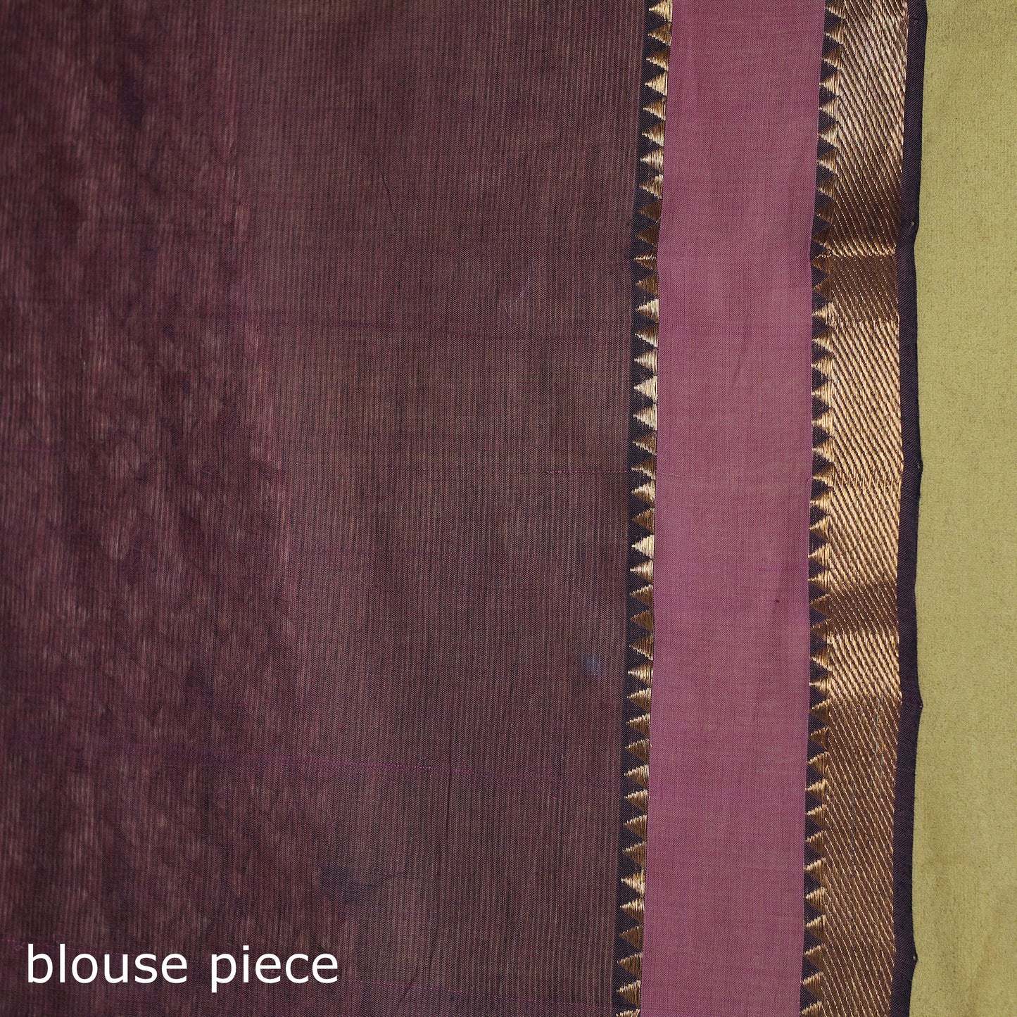 Black - handloom cotton zari border mangalagiri saree 26
