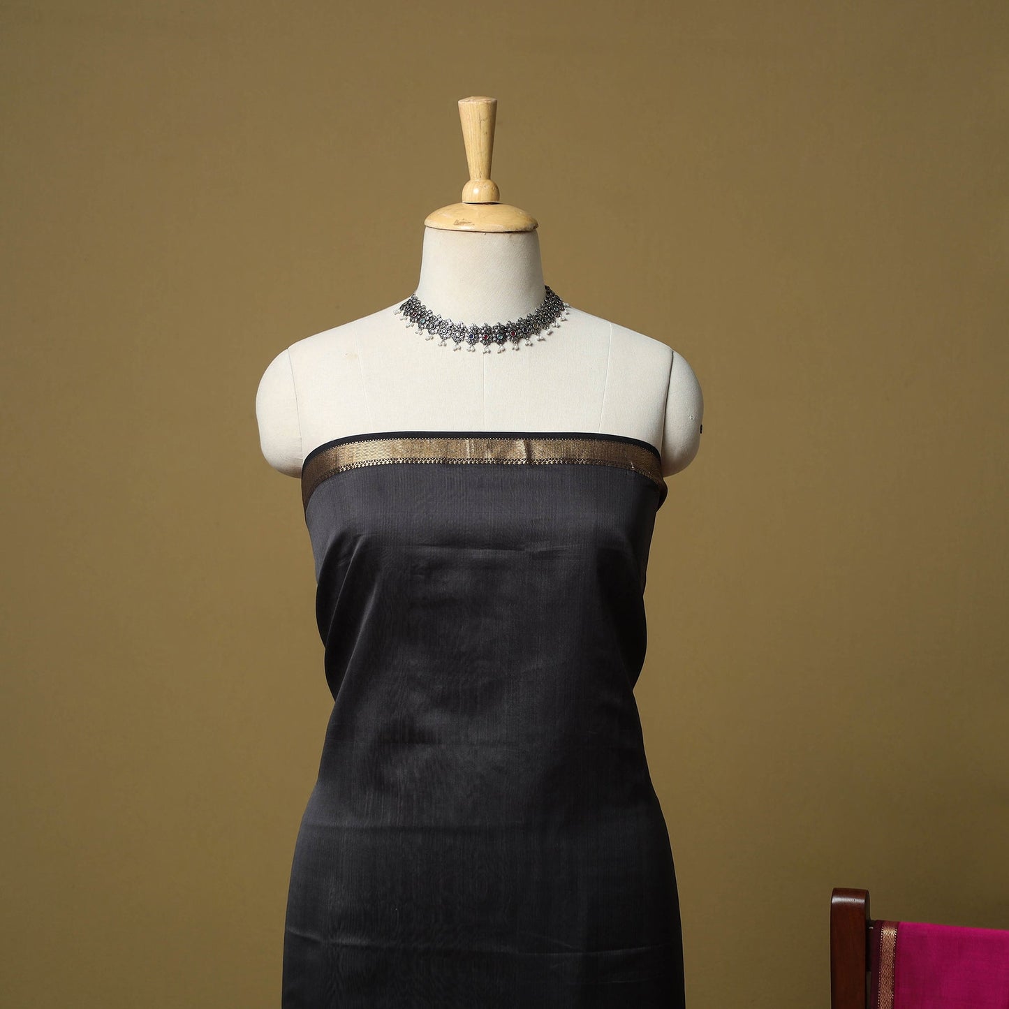 Handloom maheshwari silk 2pc unstitched dress material 37