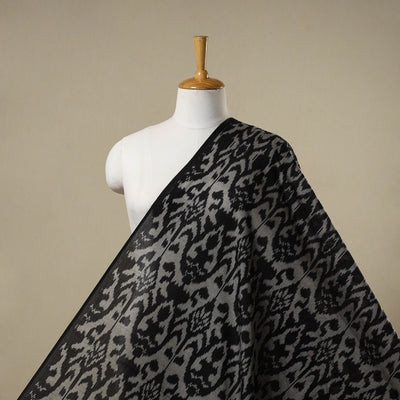 Handloom mercerised cotton pochampally ikat fabric 17