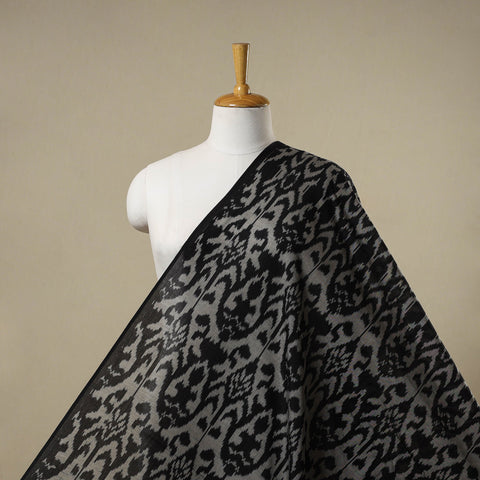 Handloom mercerised cotton pochampally ikat fabric 17