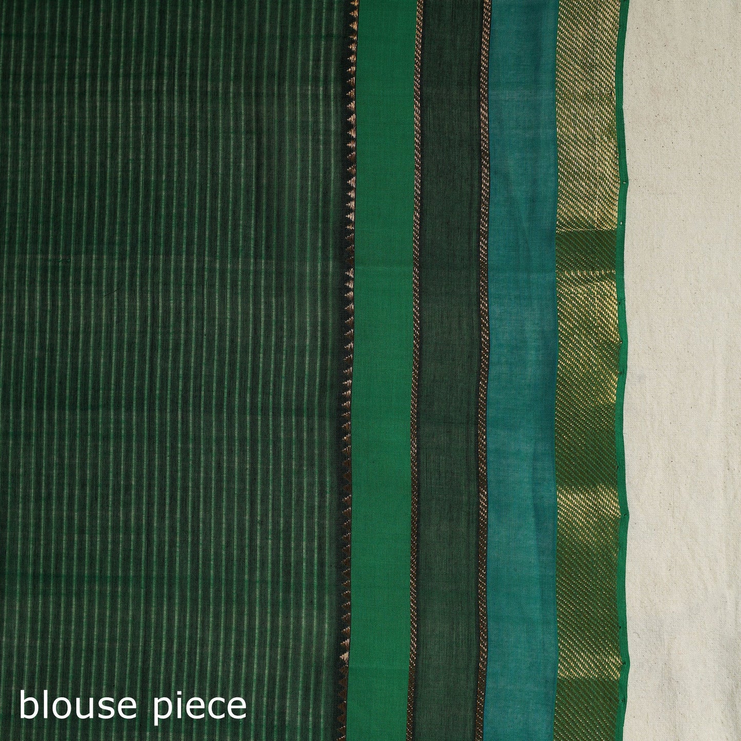 Black - handloom missing checks cotton mangalagiri saree 07