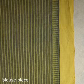Black Handloom Missing Checks Cotton Mangalagiri Saree