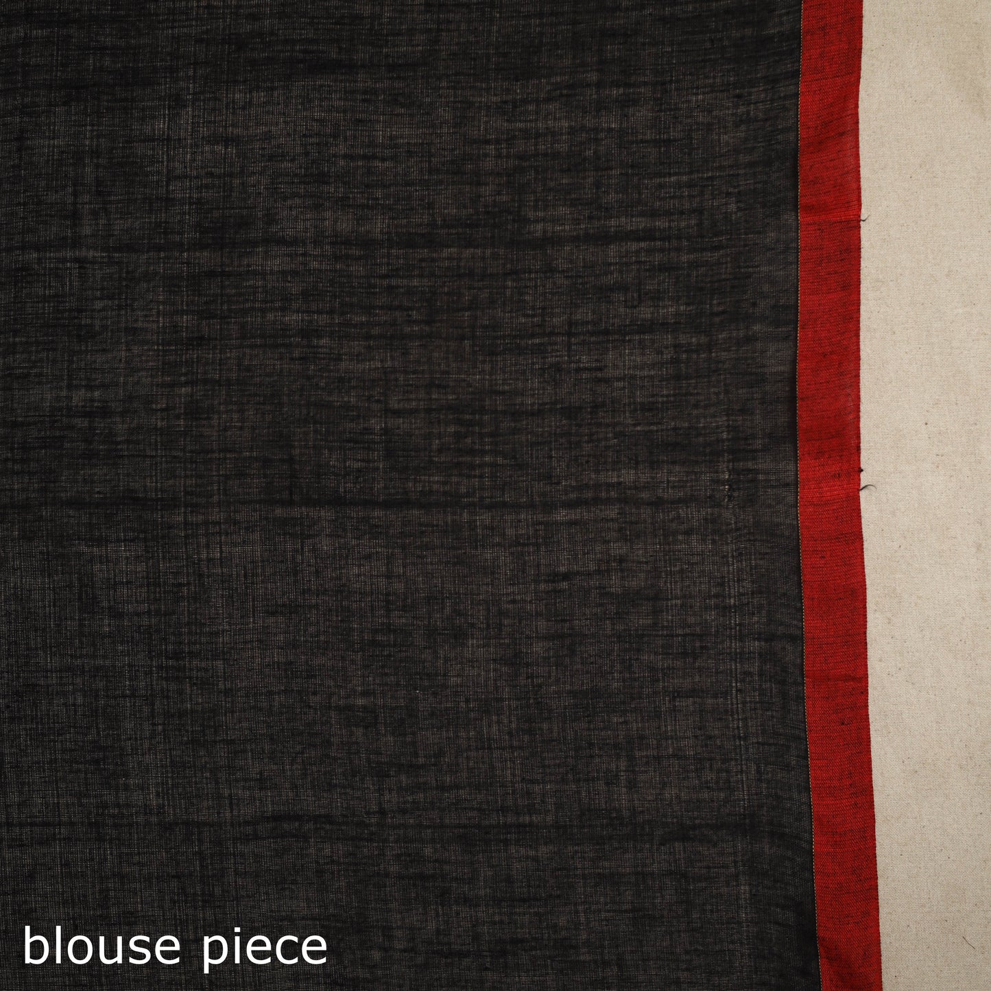 Black - handloom mul cotton phulia jamdani saree 03