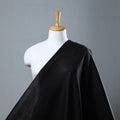  Black Handloom Pure Linen Bhagalpuri Fabric 