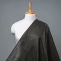  Black Handloom Pure Linen Bhagalpuri Fabric 