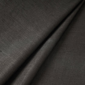  Black Handloom Pure Linen Bhagalpuri Fabric 