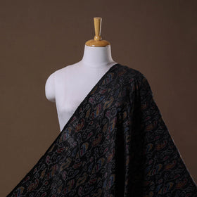 Handloom raw silk pochampally ikat fabric 01 - handcrafted