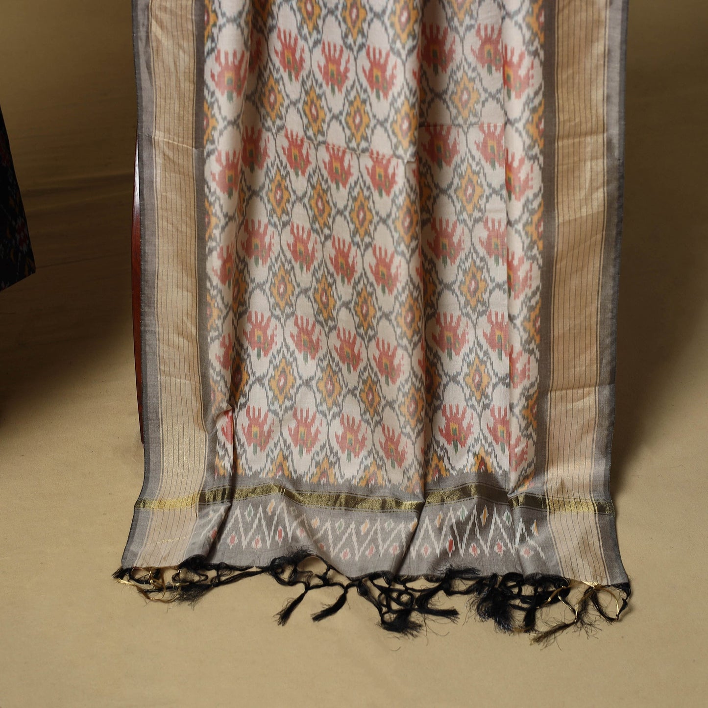 Handloom sico pochampally ikat 2pc unstitched dress