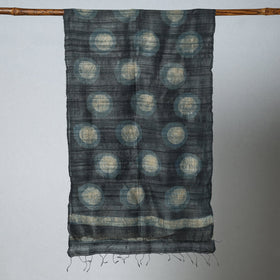  Handloom Block Print Tussar Silk Bindaas Stole