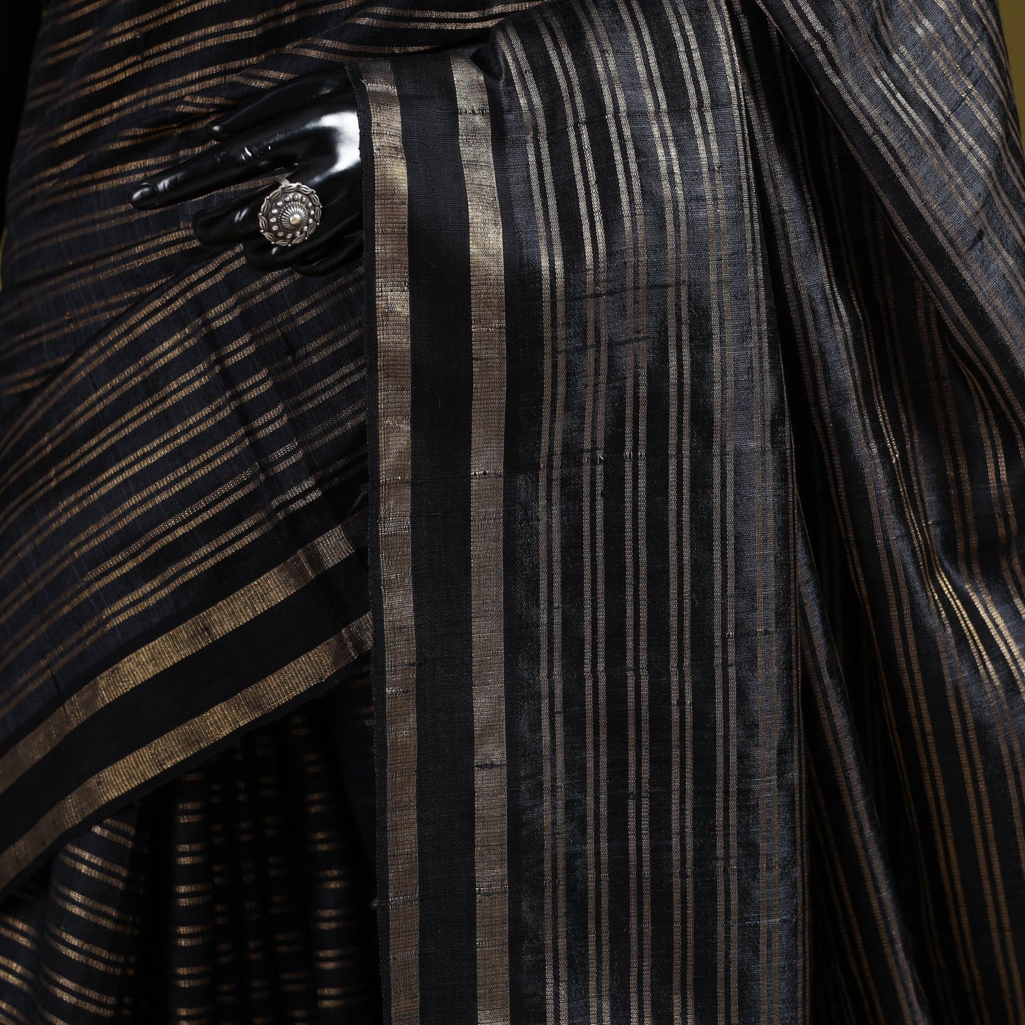 Handloom tussar silk zari border bhagalpuri saree 16