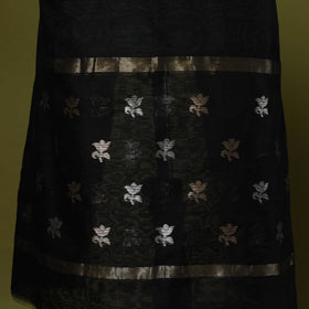 Handloom zari buti chanderi silk 2pc unstitched dress