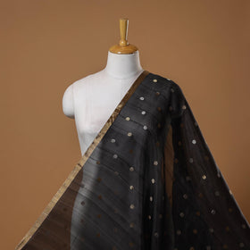 Handloom zari buti pure chanderi silk fabric 09