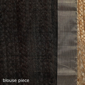 Handloom zari work chanderi silk saree 17 - handcrafted