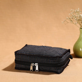 Black Multipurpose Jewellery Bag with 4 Storage Pockets