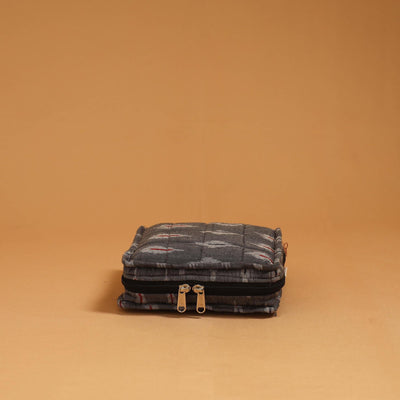 Handmade 4 pockets quilted jewellery bag 44 - handcrafted