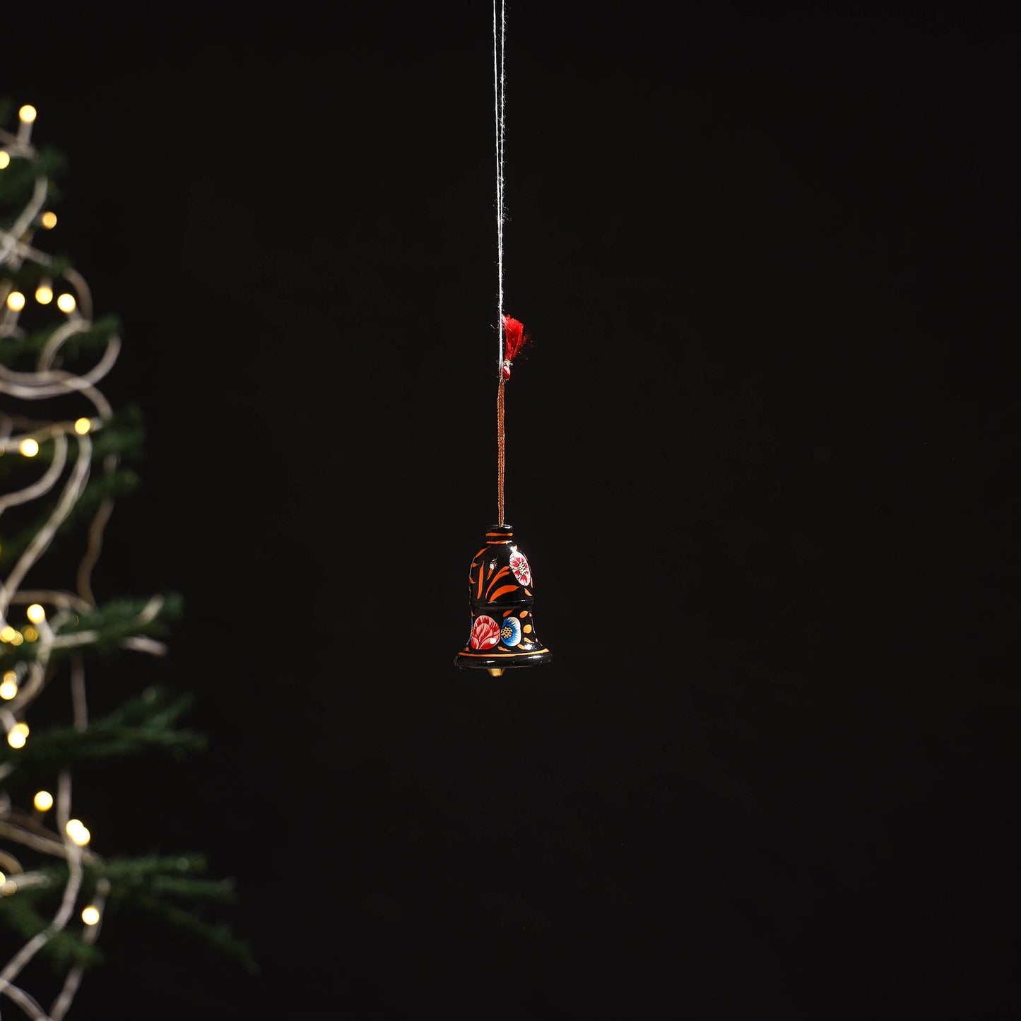Handmade christmas ornament bell hanging 13 - handcrafted