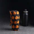 Black Handmade Cotton 1L Water Bottle Cover