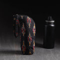 Black Handmade Cotton 1L Water Bottle Cover