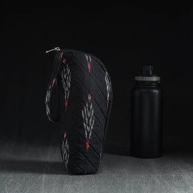  Black Handmade Cotton 1L Water Bottle Cover