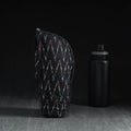  Black Handmade Cotton 1L Water Bottle Cover