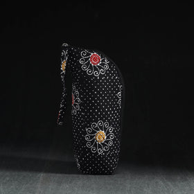  Black Handmade Cotton 1L Water Bottle Cover