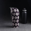 Black Handmade Cotton 1L Water Bottle Cover