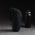  Black Handmade Cotton 1L Water Bottle Cover