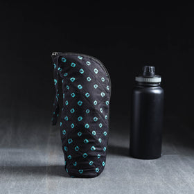  Black Handmade Cotton 1L Water Bottle Cover