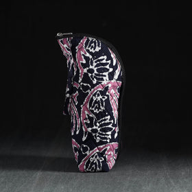 Black Handmade Cotton 1L Water Bottle Cover