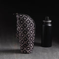  Black Handmade Cotton 1L Water Bottle Cover