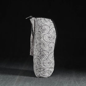 Black Handmade Cotton 1L Water Bottle Cover