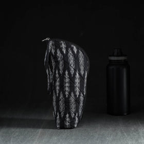 Black Handmade Cotton 1L Water Bottle Cover
