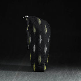 Black Handmade Cotton 1L Water Bottle Cover