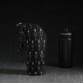  Black Handmade Cotton 1L Water Bottle Cover