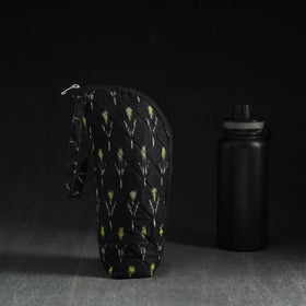  Black Handmade Cotton 1L Water Bottle Cover
