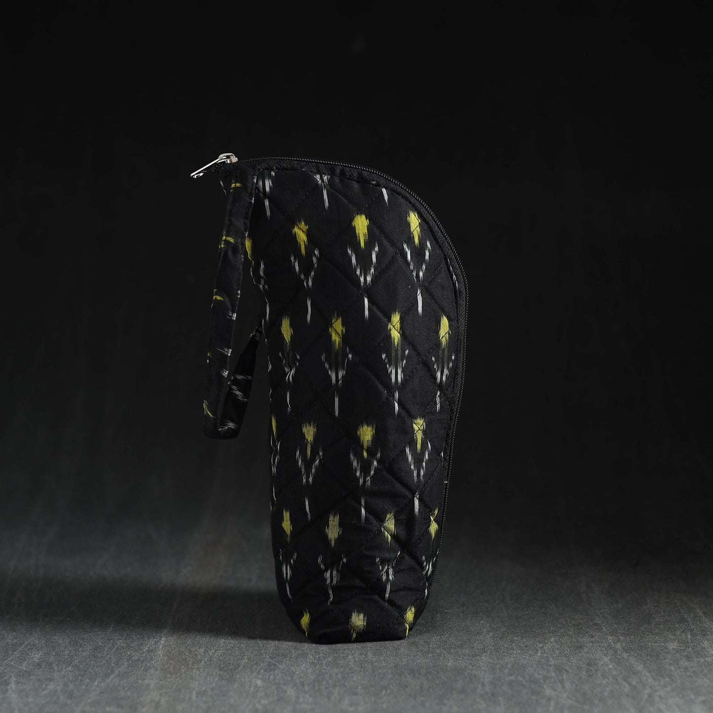  Black Handmade Cotton 1L Water Bottle Cover