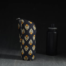  Black Handmade Cotton 1L Water Bottle Cover
